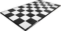 IncStores ⅜ Inch Thick Nitro Interlocking Garage Floor Tiles | Plastic Floor Tile Set for Parking, Protecting, and Displaying Motorcycles | 12'x12' Tiles, Coin, Black/Arctic White
