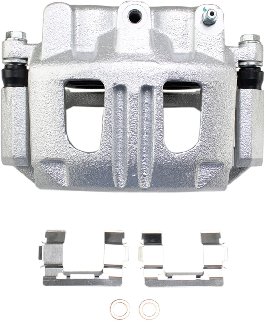 TRQ Front Brake Pad and Rotor Set Ceramic Vented Rotors Calipers Compatible with 2005-2006 Chevrolet Equinox 2006 Pontiac Torrent 2004-2007 Saturn Vue
