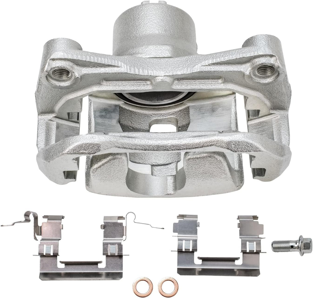 Detroit Axle - Front Brake Kit for 2007-2010 Nissan Altima 2008 2009, 11.65'' inch Drilled & Slotted Brake Rotors Ceramic Brake Pads Brake Calipers Replacement