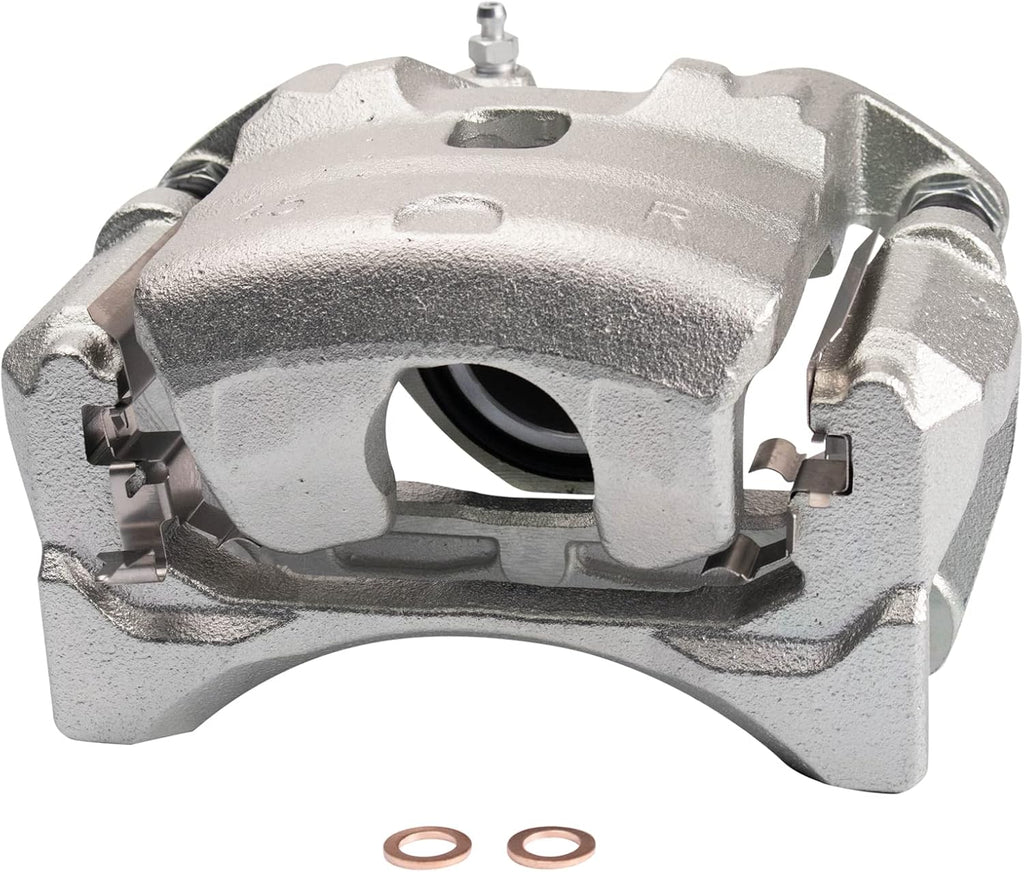 TRQ Front Brake Pad and Rotor Set Ceramic Vented Rotors Calipers Compatible with 2011-2012 Nissan Sentra