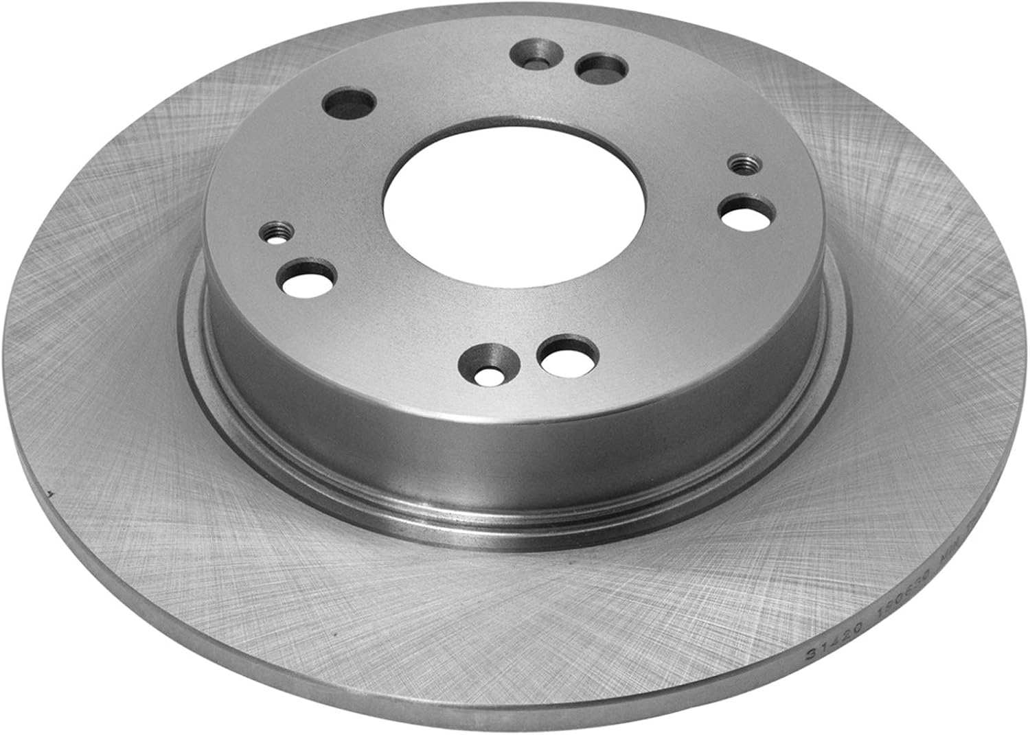 TRQ Front and Rear Ceramic Brake Pad and Rotor Set Compatible with 2006-2008 Honda Civic EX 2009-2010 Honda Civic EX with 5 Lug Wheels 2011
