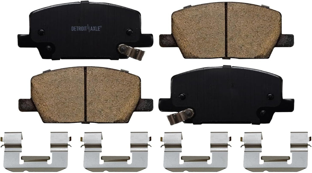 Detroit Axle - Front Brake Kit for 2018-2022 Buick Encore Chevrolet Trax, Disc Brake Rotors Ceramic Brake Pads with Hardware Replacement : 11.81' inch Rotors