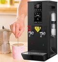Commercial Instant Water Dispenser, 3000 w Desktop Electric Hot Water Boiler, 60°C to 100°C Adjustable, Automatic Hot Water Pot Digital Control Panel/Auto Temperature Control Black