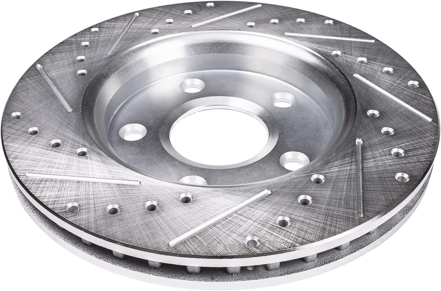 Detroit Axle - Brake Rotors for 2014-2017 Land Rover Range Rover Sport 2017 Discovery Drilled and Slotted Disc Brake Rotors Replacement : 14.17' inch Front and 13.78' inch Rear Rotor