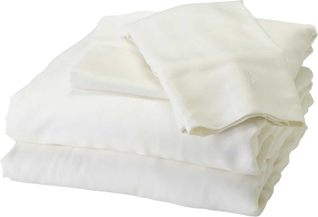 BedVoyage - Viscose from Bamboo Sheets Full Size - Cooling Sheets - Luxury Bed Sheets 18' Deep Pocket - Ultra Soft Sheet and Pillowcase Sets - Ivory