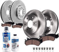 Detroit Axle - Brake Kit for Toyota Tundra Sequoia Lexus LX600 Disc Brake Rotors Ceramic Brakes Pads with Hardware Replacement : 13.94' inch Front and 13.19' inch Rear Rotors