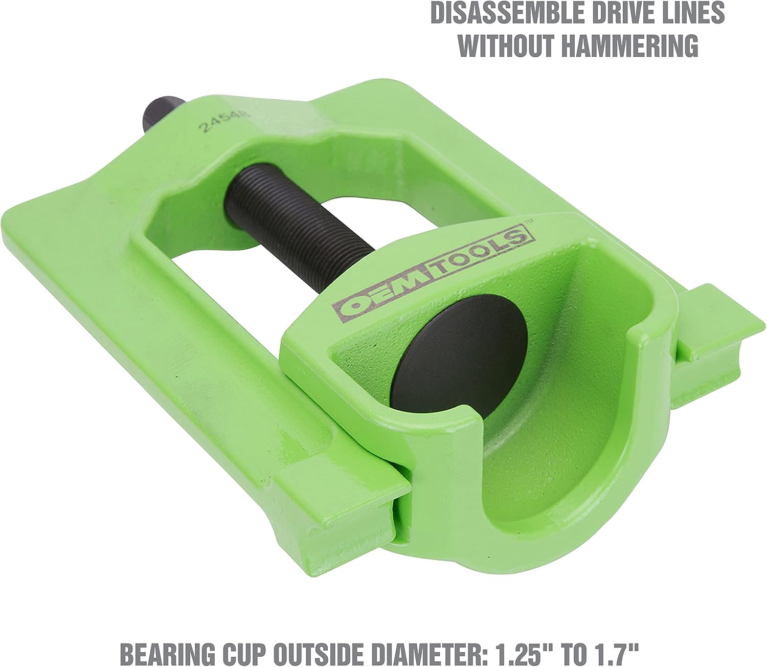 OEMTOOLS Medium Duty U Joint Puller for Trucks, Buses & Farm Equipment - Class 4-6, U Joint Removal Tool for Drivelines, U Joint Tool Removes Seized Bearing Cups, 24548