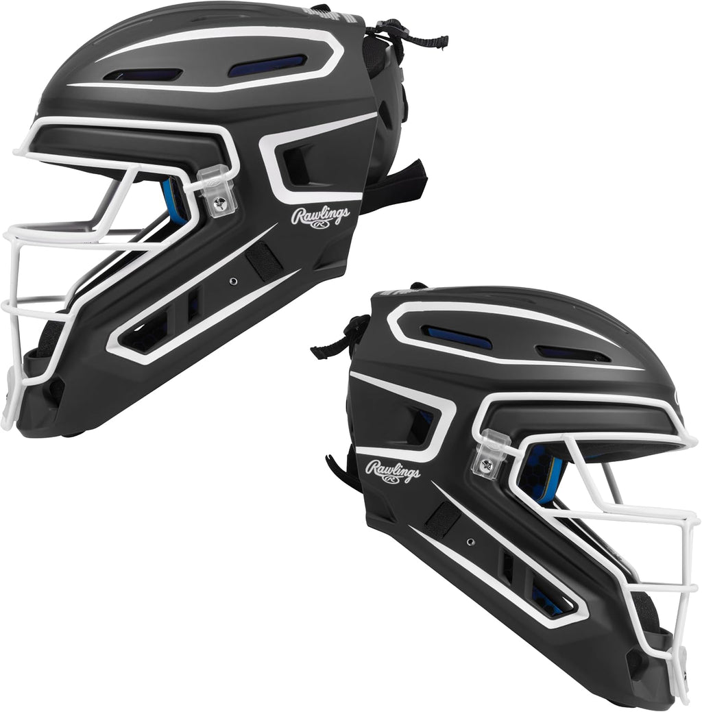 Rawlings Rawlings | MACH PRO Series Catcher's Helmet | Baseball | NOCSAE Certified | Junior & Senior Sizing | Multiple Colors