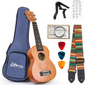 Ukulele, 21 Inch Professional Soprono Ukelele for Adults Horse Uke Beginner Kit W/Gig Bag Strap OEM Strings Hawaiian Guitar Ukalalee Yukalalee Ukalele Yukelele