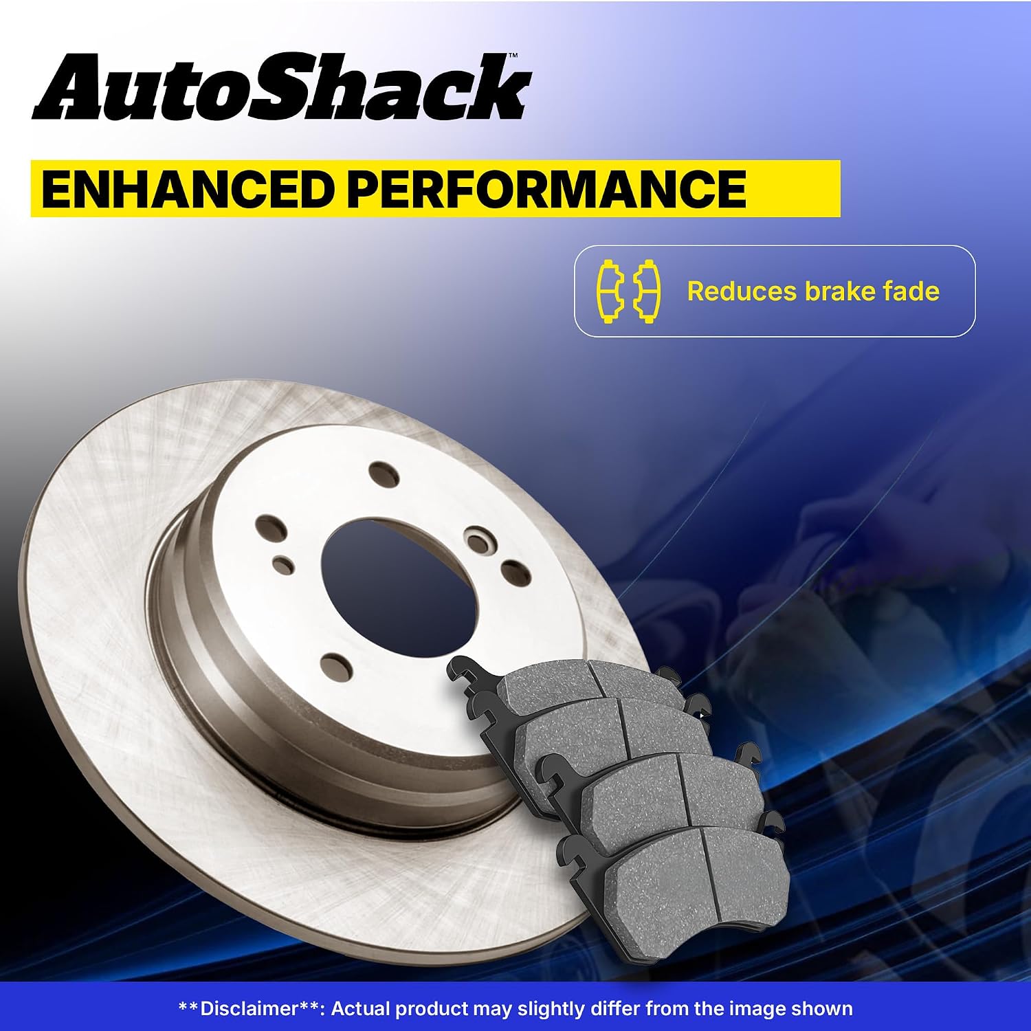 AutoShack Front & Rear Brake Rotors & Premium Pads for Subaru, Impreza 2012-2016, AWD H4 2.0L