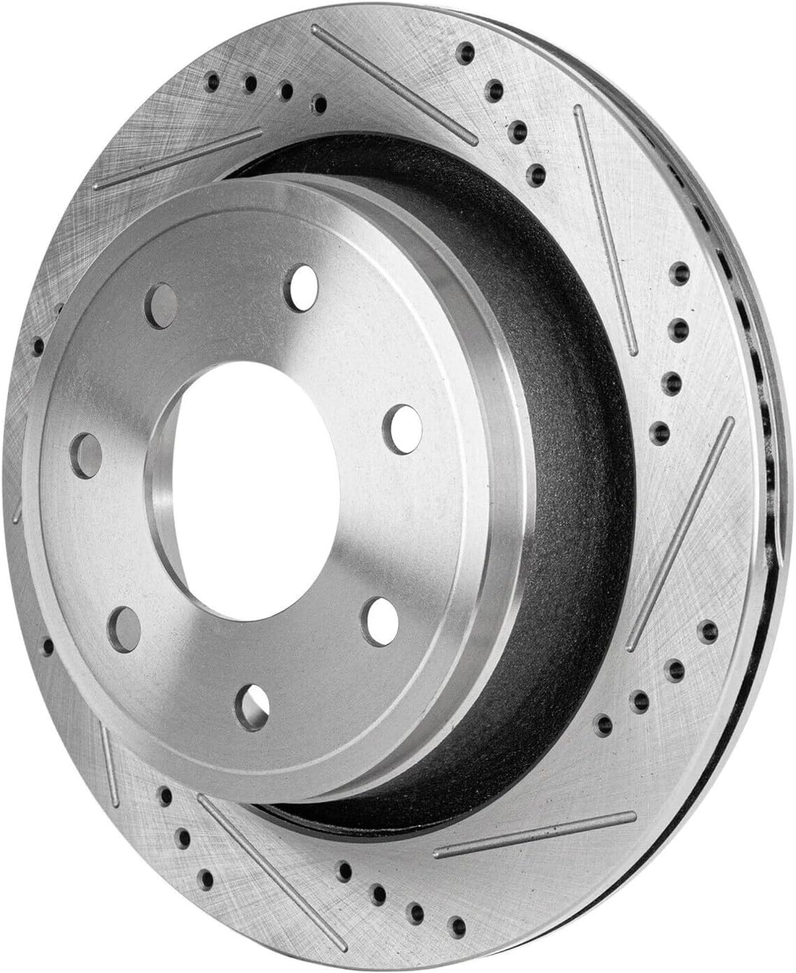 Detroit Axle - Brake Rotors for Ford 2012 2013 2014 F-150 Lobo, Drilled and Slotted Disc Brake Rotors Replacement : 13.78' inch Front and 13.70' inch Rear Rotor