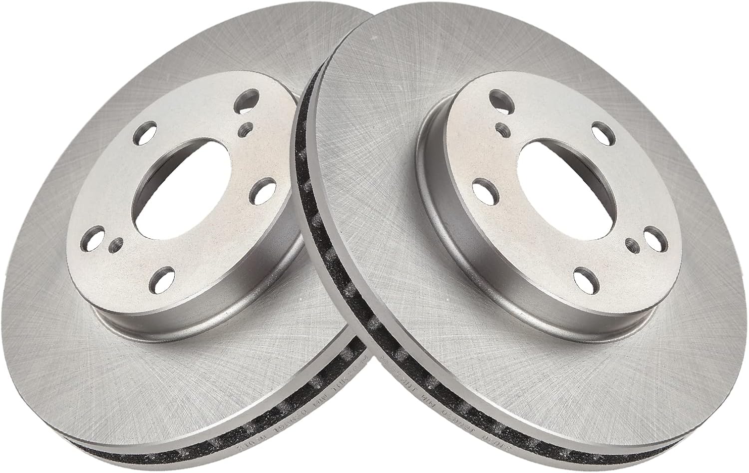 TRQ Front and Rear Brake Pad and Rotor Set Ceramic Vented Solid Rotors Compatible with 1995-1997 Toyota Avalon