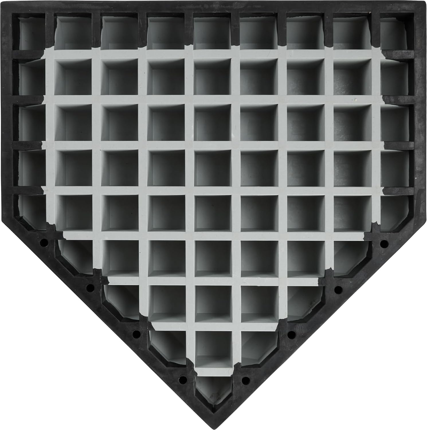Rawlings | Hollywood PRO Style Home Plate | Baseball/Softball | Authentic MLB Collection | Spiked/Bury-All/Turf Option