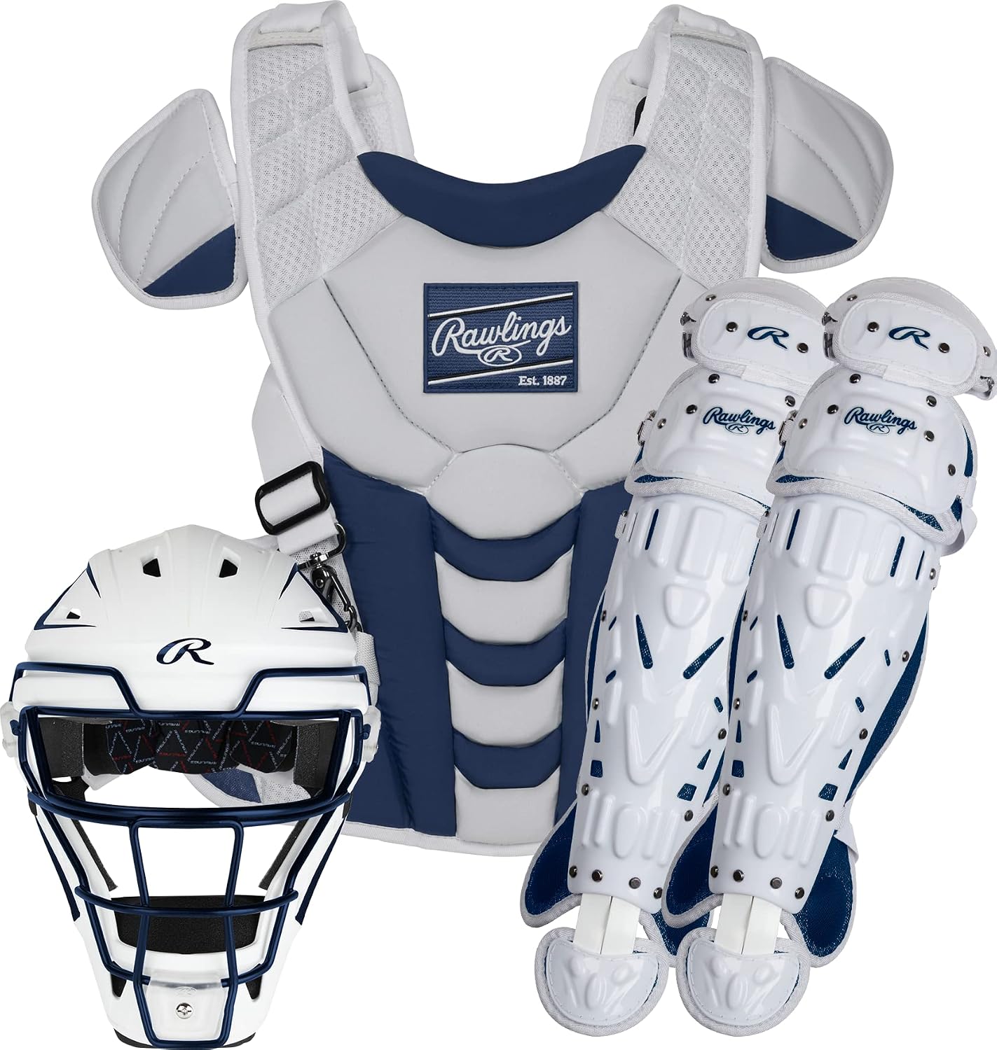 Rawlings | Velo Fastpitch Softball Catcher's Set | NOCSAE Certified | Adult | Intermediate | Youth | Multiple Colors