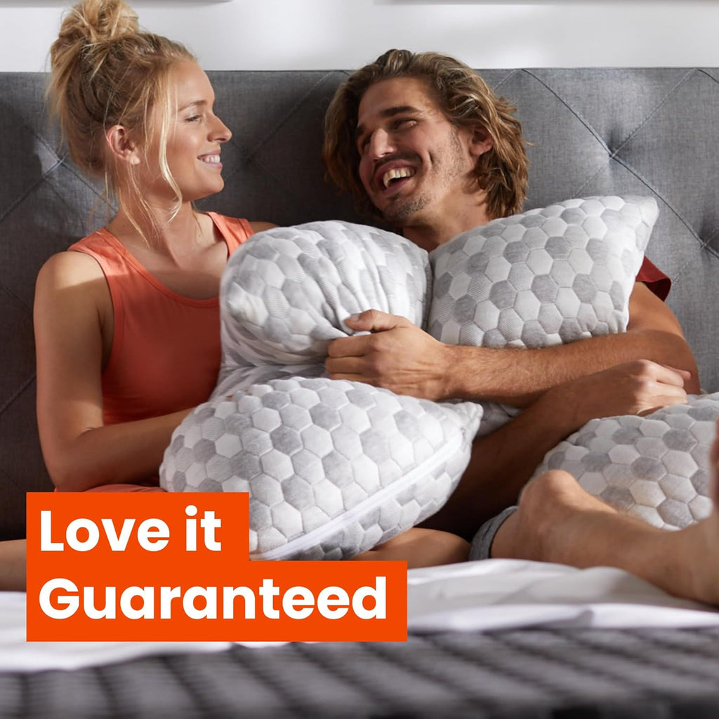 Layla Sleep, Adjustable Fill Kapok Pillow, Luxurious Cooling Pillow, Queen (Single), Supportive for Head, Neck, Fully Adjustable, Natural Material that is Light and Airy. Sleep Better-Kapok Pillows