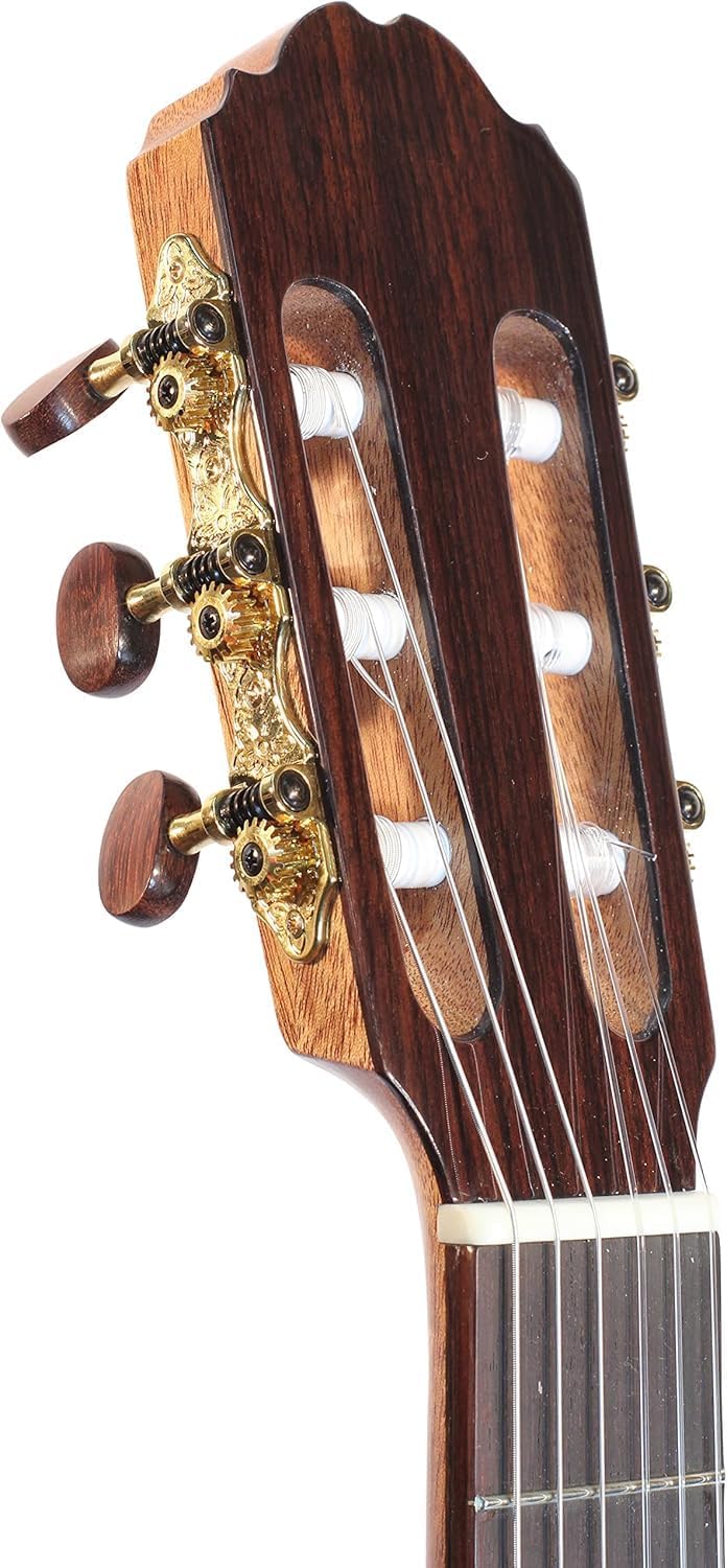 Kremona Fiesta TLR Thin Body Nylon-String Acoustic-Electric Guitar – Natural Finish – Handmade in Europe – Padded Gig Bag Included
