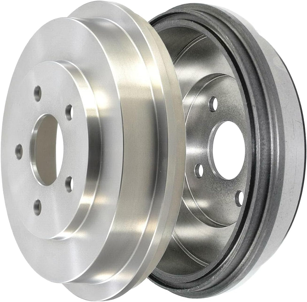 Detroit Axle - 10pc 5-Lug Brake Kit for 2009-2010 Chevrolet Cobalt Pontiac G5, Front Disc Brakes Rotors Ceramic Brake Pads Rear Brake Drums Brakes Shoes Replacement: 11.02' inch Front Rotor