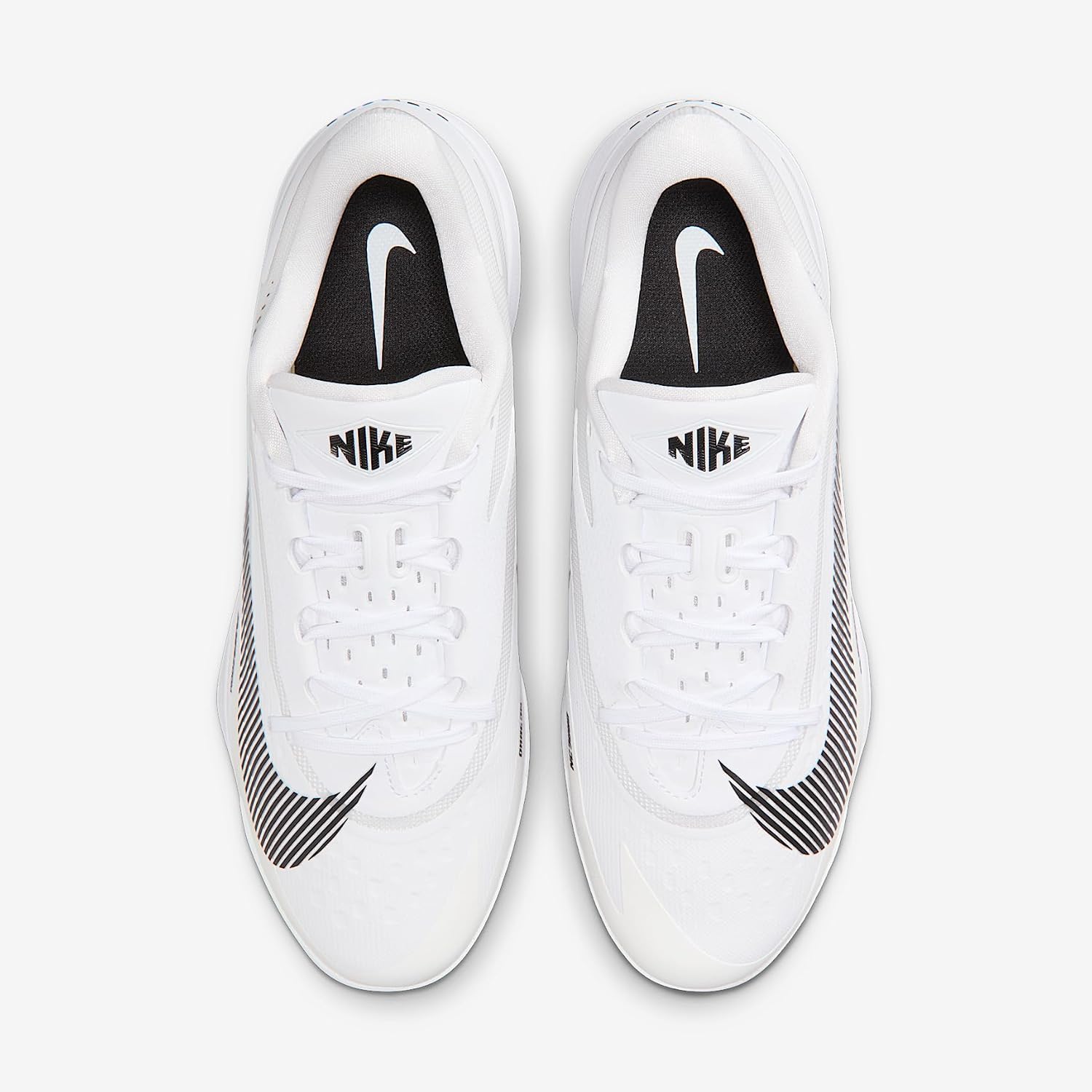 Nike Diamond Standout MCS Baseball Cleats (White/Black)