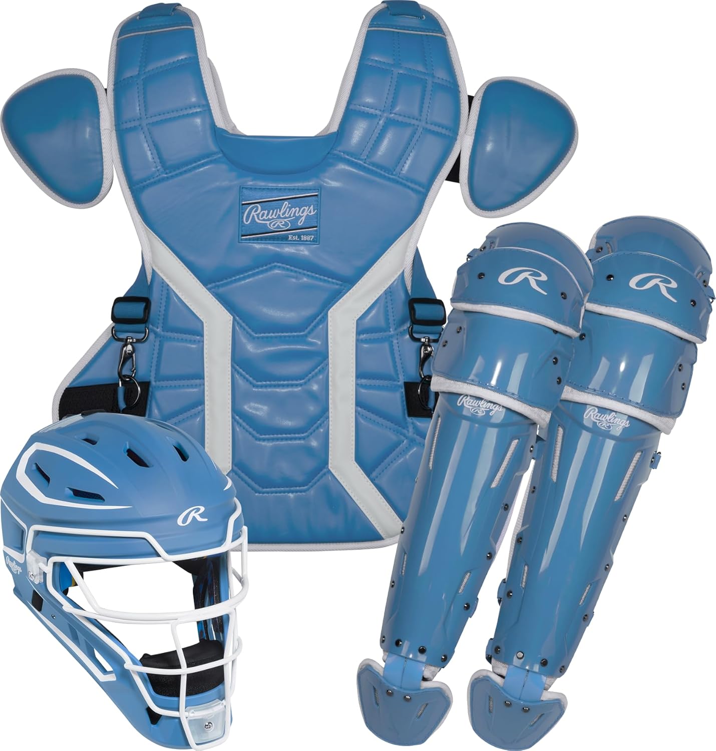 Rawlings | MACH PRO Series Baseball Catcher's Set | NOCSAE Certified | Adult & Intermediate Sizing | Multiple Colors