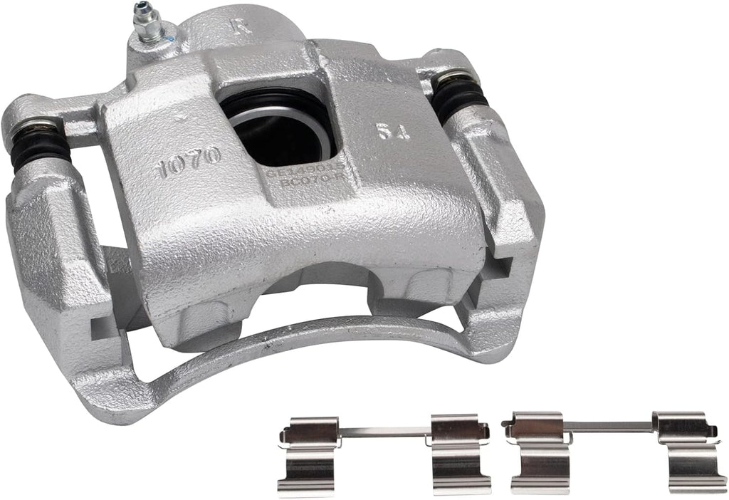TRQ Front Brake Pad and Rotor Set Ceramic Vented Rotors Calipers Compatible with 2004-2011 Chevrolet Aveo 2007-2011 Aveo5 2013-2015 Spark 2009 Pontiac G3