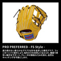 Rawlings Pro Preferred GH5FPRNP6FS Baseball Glove for Infielders, 12 inches *Right Throwing (Left Handed)