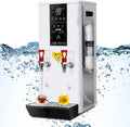 Electric Commercial Hot Water Dispenser 3000W, 45 L/H Countertop Water Boiler for Hot Drinks, Water Boiler Dispenser with LCD Touch Screen,White-hot hot