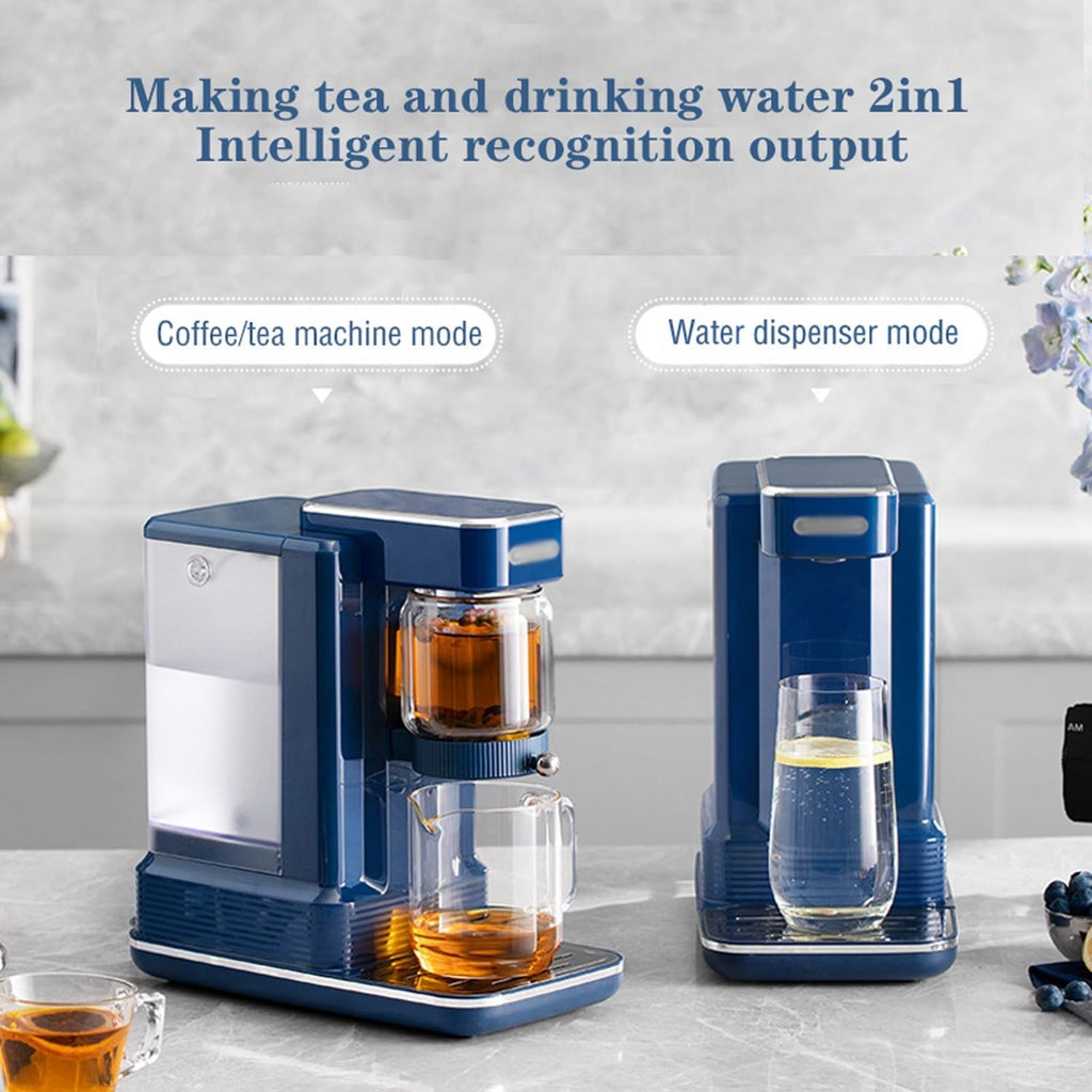 instant hot water dispenser Home office desk heating fully automatic digital display coffee and tea all-in-one water dispenser 29 * 15.9 * 30cm(Color:b)