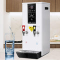 Countertop Water Dispenser 45L Step-Heating Boiling Water Machine with Hot Cold and Cool Water Dual Filtration, Electric Water Boiler for Tea Coffee Restaurant Hotel Office