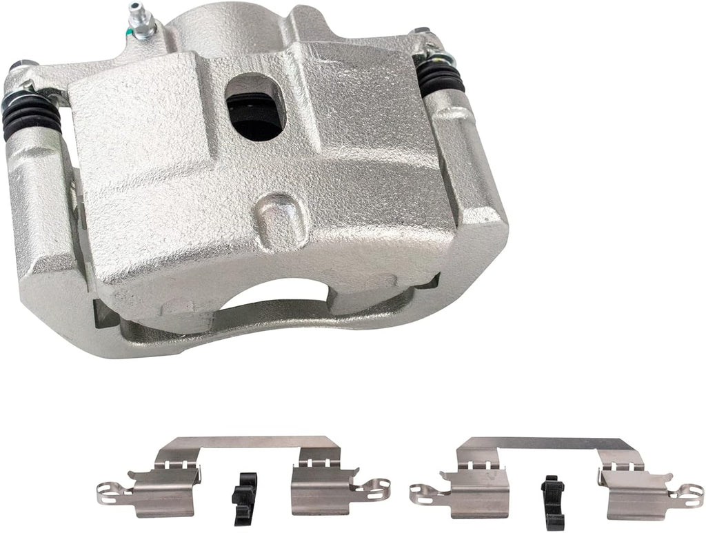 TRQ Front Brake Pad and Rotor Set Ceramic Vented Rotors Calipers Compatible with 2013-2016 Dodge Dart