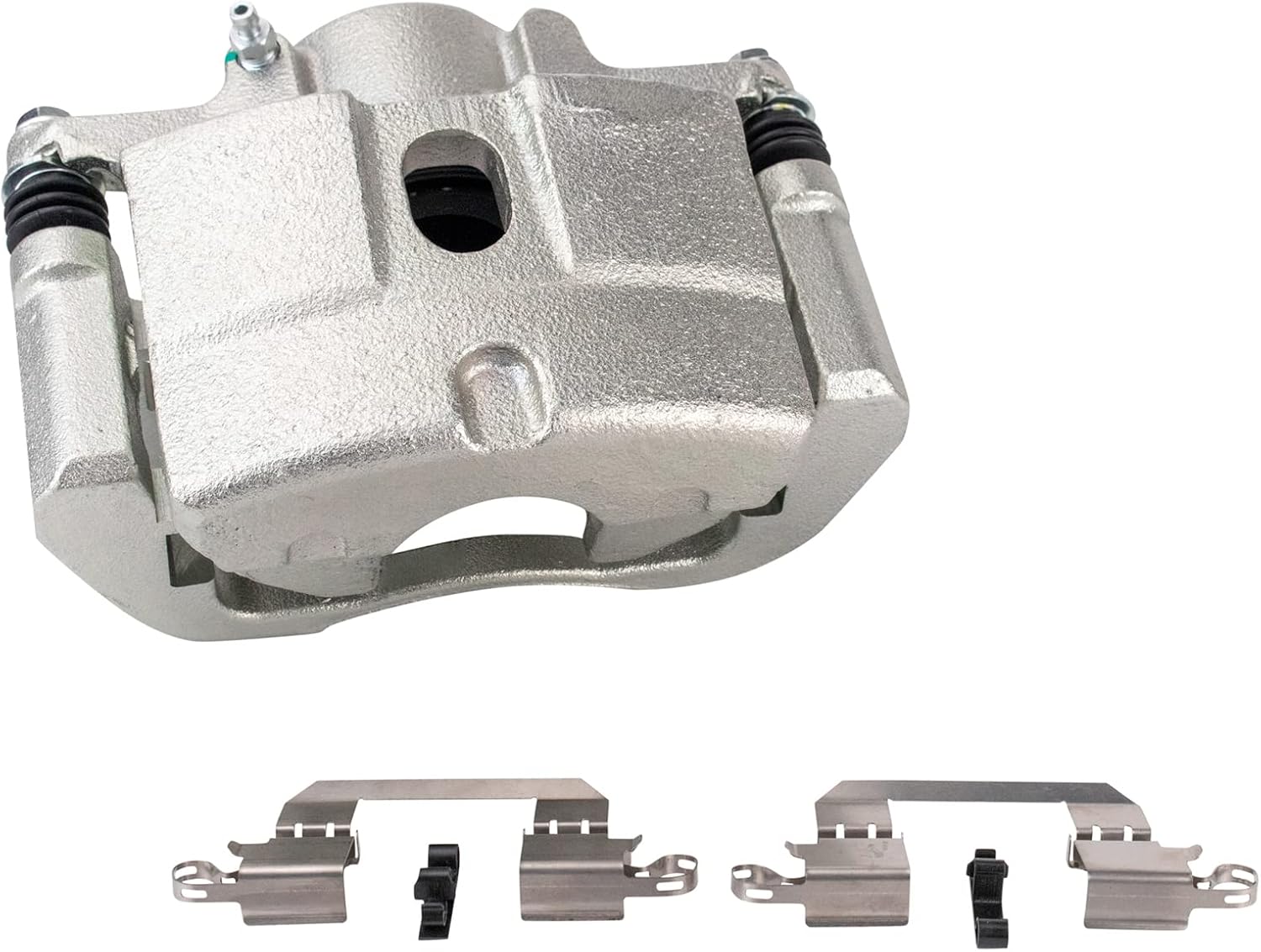 TRQ Front Brake Pad and Rotor Set Ceramic Vented Rotors Calipers Compatible with 2013-2016 Dodge Dart