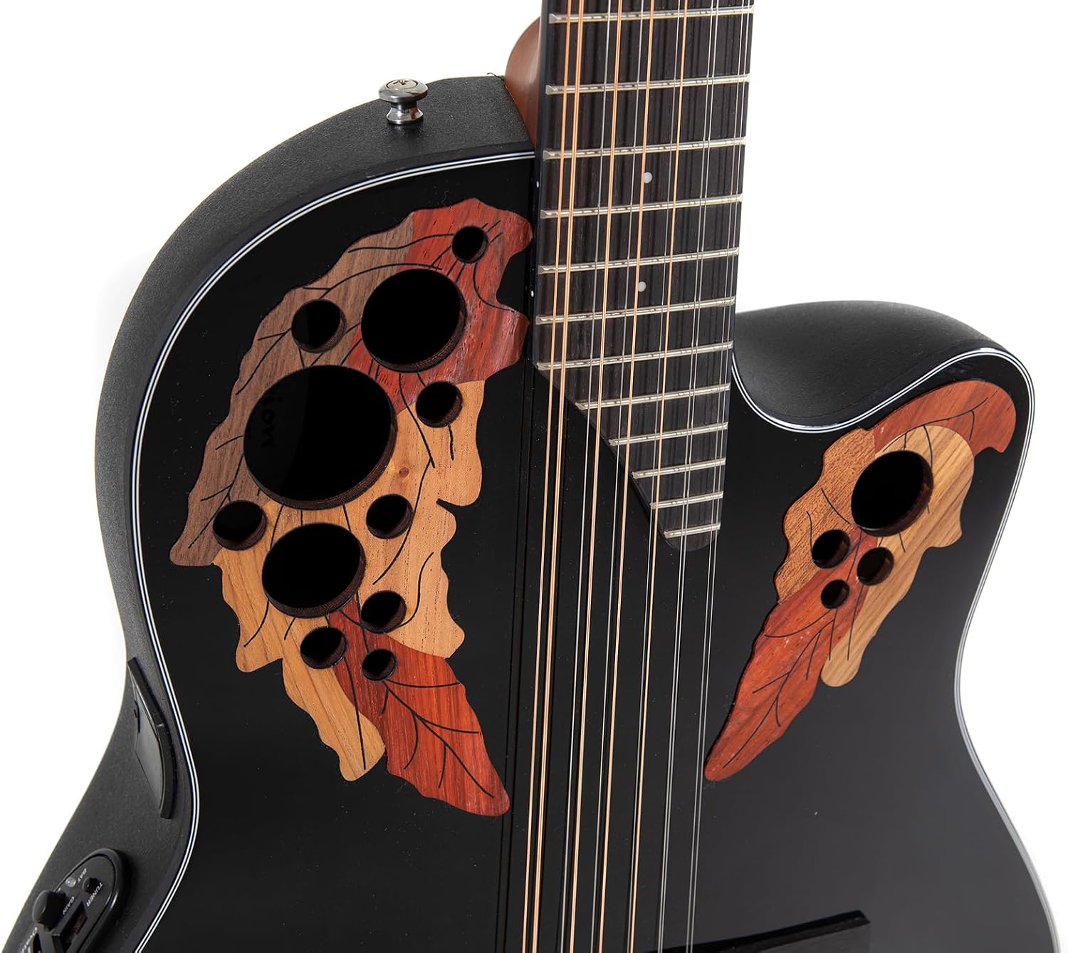 Ovation Elite Celebrity Mid-depth 12-string Black