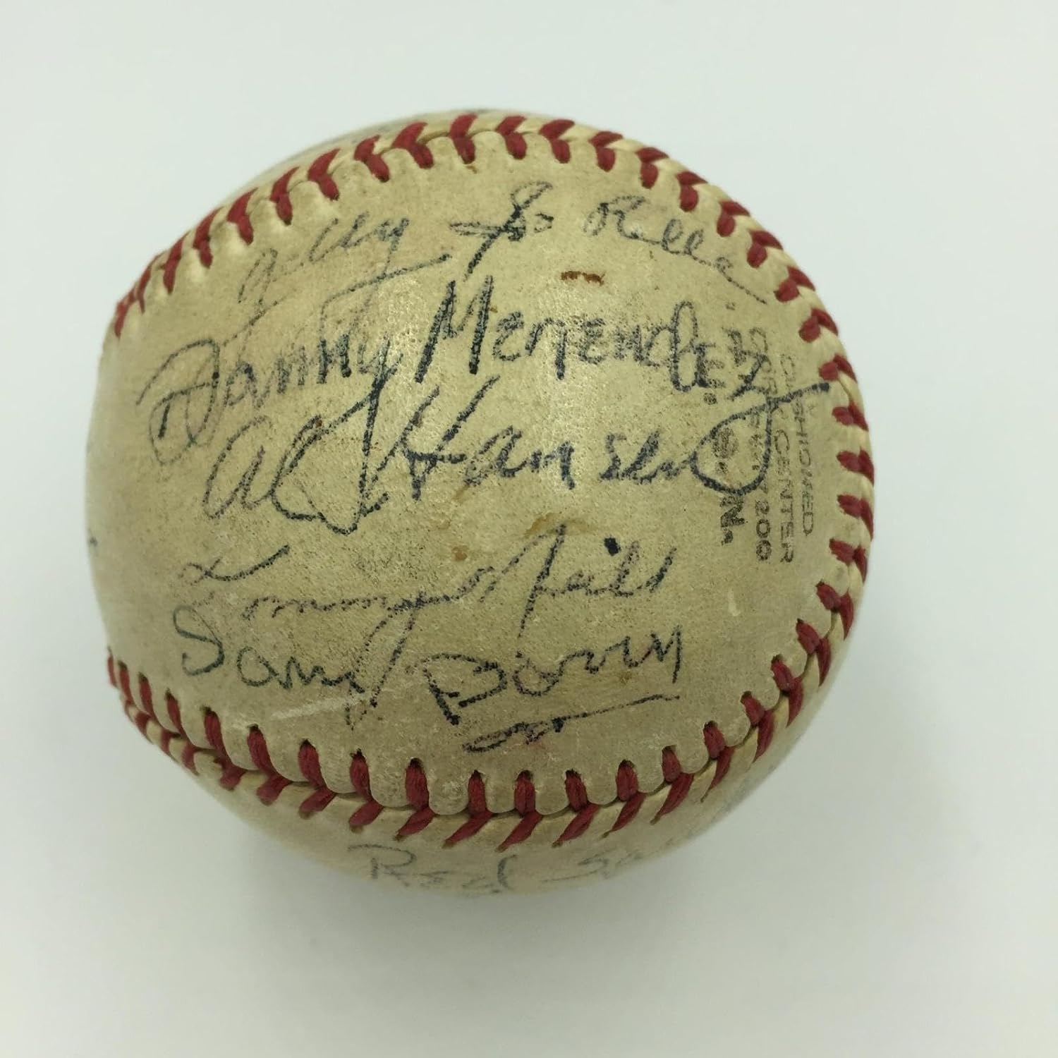 RARE Ted Williams World War 2 WW2 Team Signed Game Used Baseball PSA DNA COA - Autographed Baseballs