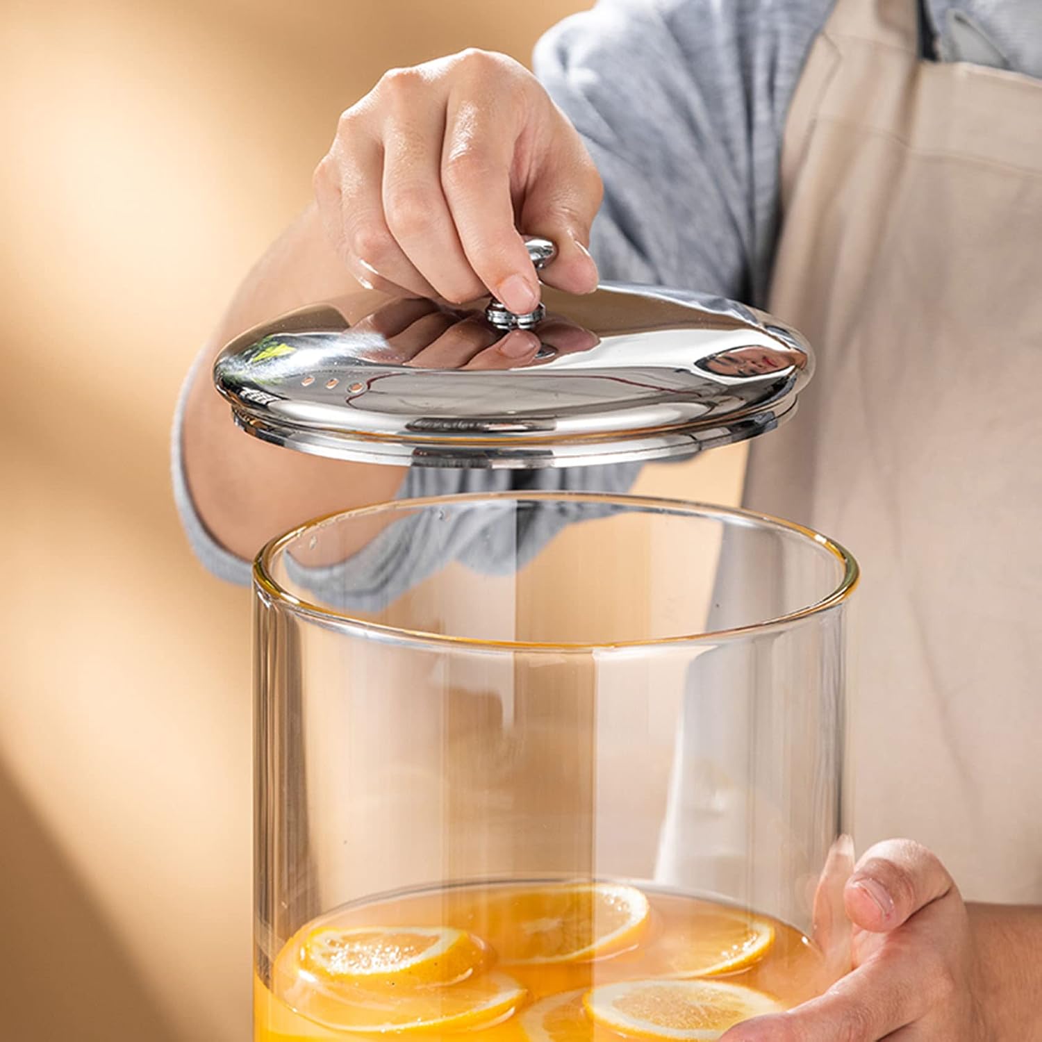 Electric Insulated Drink Dispenser, Hot Beverage Hot Chocolate Dispenser, Beverage Dispenser Hot Tea, Coffee, Cold Milk, Water, Juice, Cafeteria, 400W, Double h(Single Head 7l)