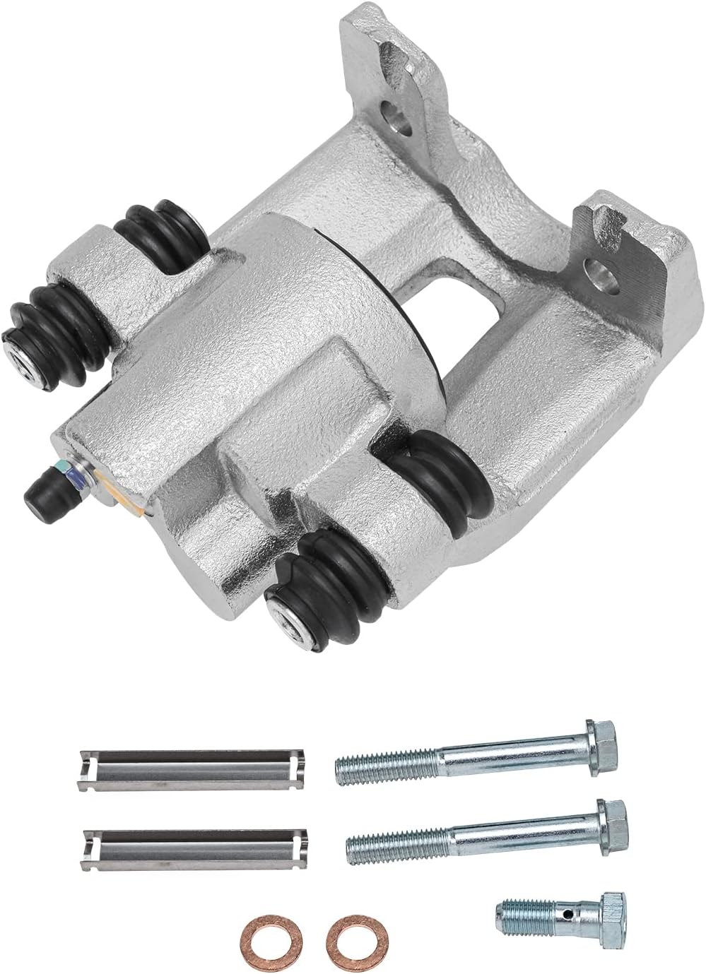 Detroit Axle - Rear Brake Kit for 06-10 Ford Explorer Sport Trac Mercury Mountaineer, Ceramic Brake Pads Disc Brake Calipers 2006 2007 2008 2009 2010 Replacement