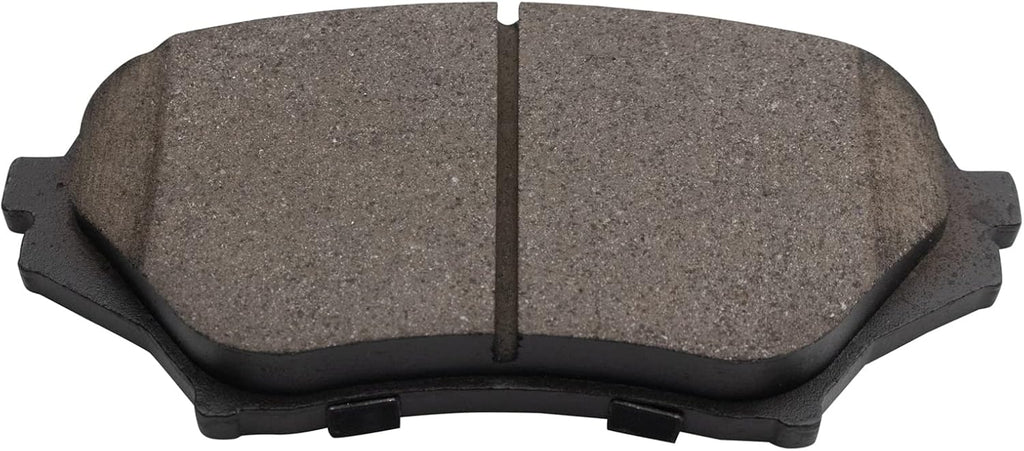 TRQ Front Ceramic Brake Pad and Rotor Set Coated Compatible with 2006-2015 Mazda MX-5 Miata
