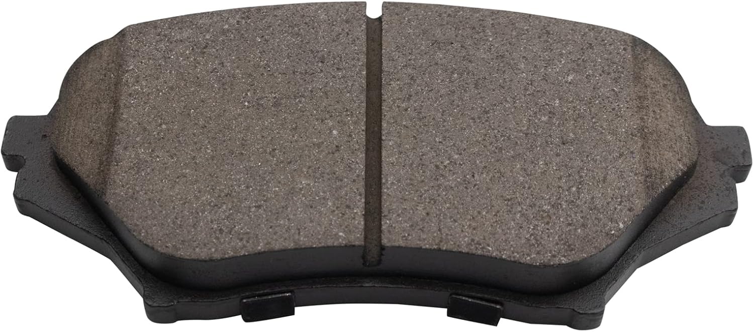 TRQ Front Ceramic Brake Pad and Rotor Set Coated Compatible with 2006-2015 Mazda MX-5 Miata