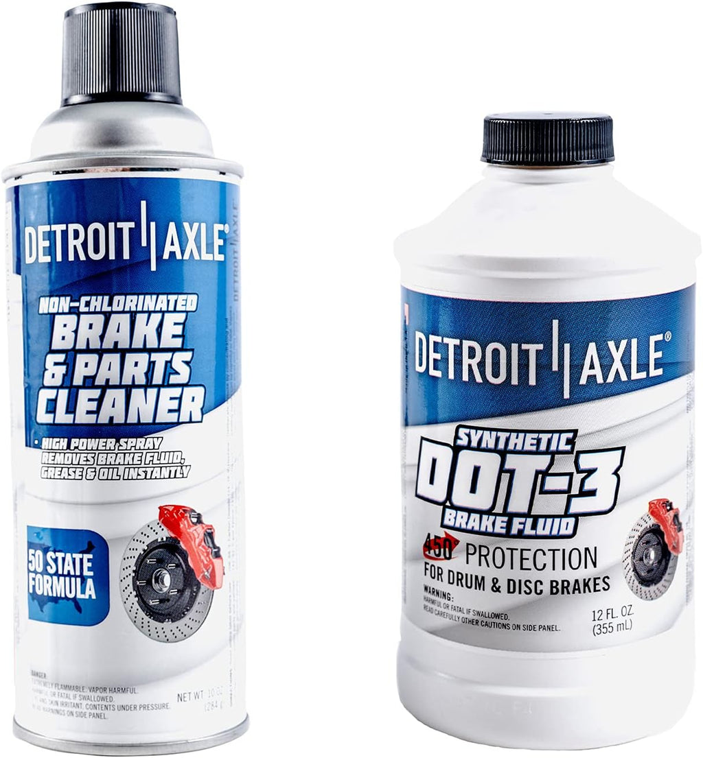 Detroit Axle - Brake Kit for 2016-2019 Cadillac ATS Disc Brakes Rotors Ceramic Brake Pads 2017 2018 Replacement : 12.64' inch Front and 13.35' inch Rear Rotors