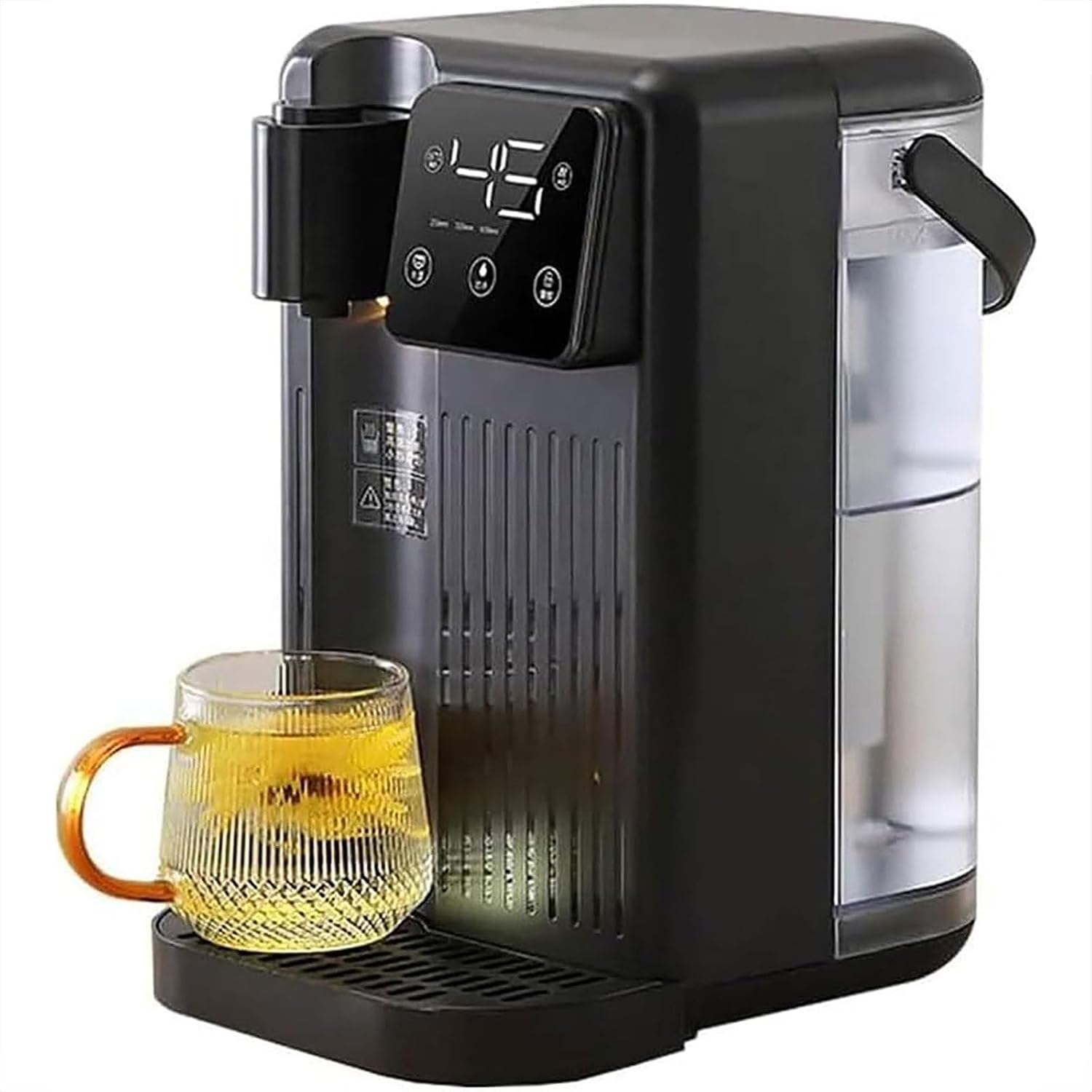 Instant Hot Water Dispenser, 3L Electric Hot Water Boiler with LED Night Light, 3 Water Volume Choices and 13 Stage Temperature Adjustment, 3 Seconds Quick Heating and Easy to Use, for Kitchen