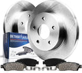 Detroit Axle - Rear Brake Kit for Mercedes-Benz ML320 ML350 ML450 ML500 R320 R350 R500 Disc Brake Rotors Ceramic Brakes Pads w/Hardware Replacement : 12.99 inch Rear Rotor