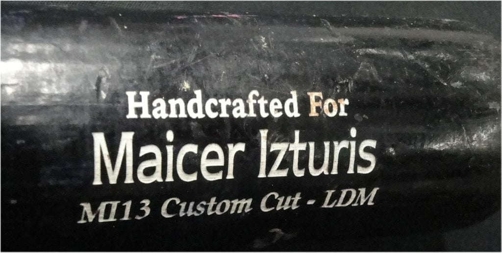 Macier Izturis Official Major League Game Used Baseball Bat Dodgers MLB MI13 - MLB Game Used Bats