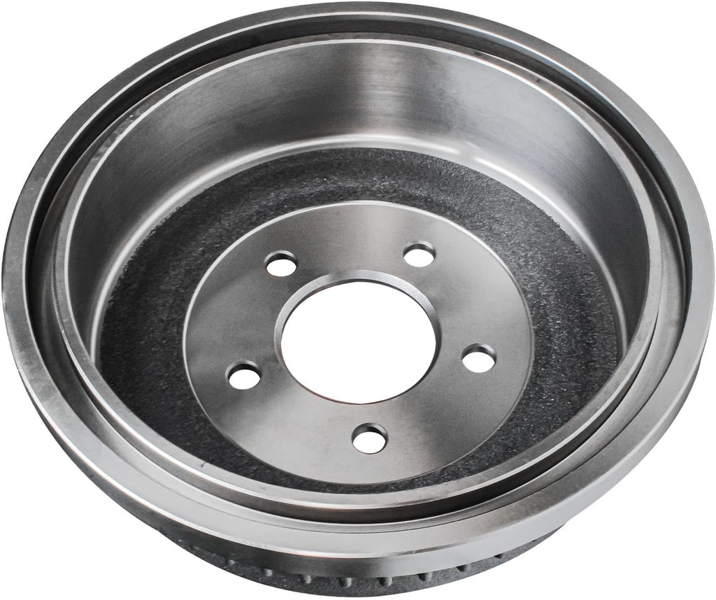 Detroit Axle - Brake Kit for Chrysler Town & Country Dodge Grand Caravan Plymouth Voyager, Front Drilled & Slotted Disc Brake Rotors Rear 12.11'' inch Brake Drums Replacement