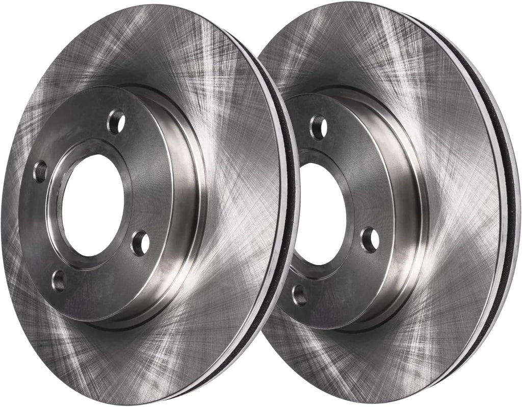 Detroit Axle - Brake Kit for Fiat 124 Spider Mazda MX-5 Miata Disc Brake Rotors Ceramic Brakes Pads 2017 2018 2019 Replacement : 11.02' inch Front and Rear Rotors