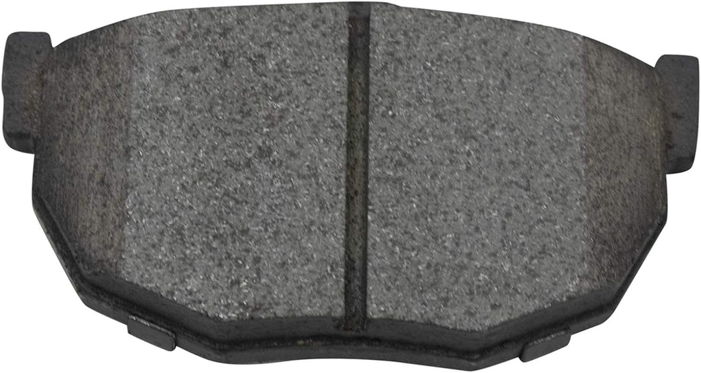 TRQ Front and Rear Brake Pad and Rotor Set Ceramic Vented Solid Rotors Compatible with 2003-2008 Hyundai Tiburon
