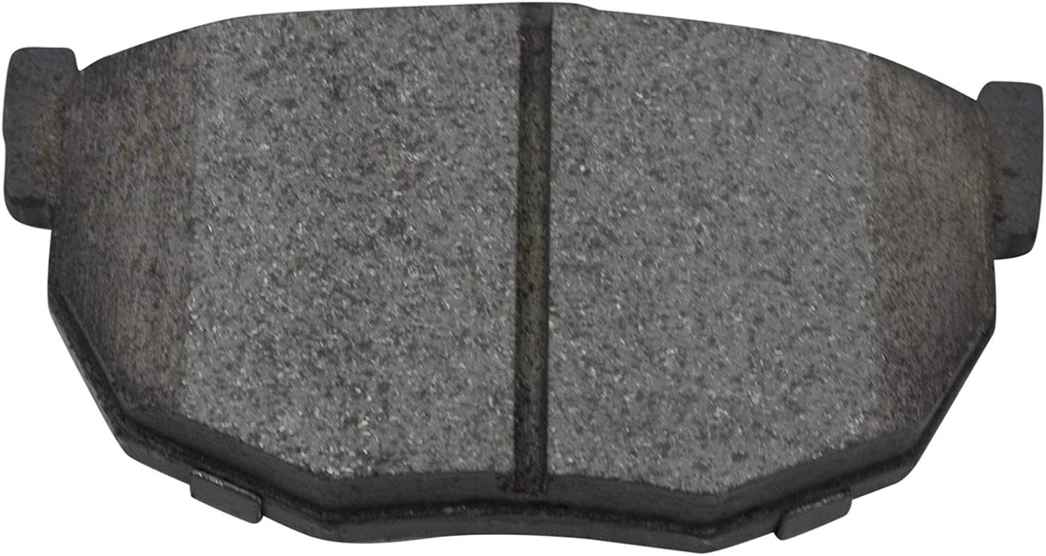 TRQ Front and Rear Brake Pad and Rotor Set Ceramic Vented Solid Rotors Compatible with 2003-2008 Hyundai Tiburon