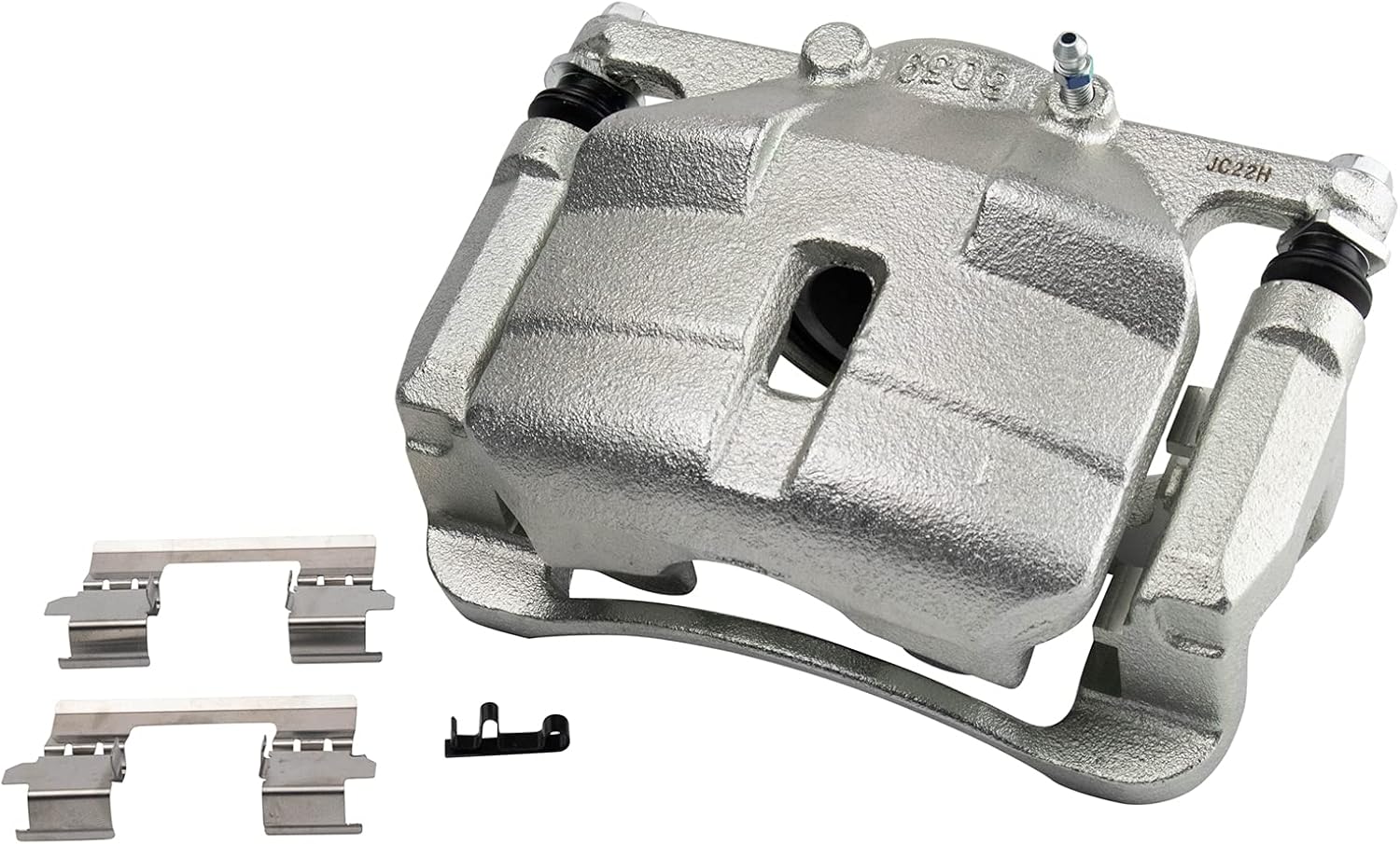 TRQ Front Ceramic Brake Pad and Rotor Set Includes Calipers Compatible with 2008-2013 Nissan Rogue 2014-2015 Nissan Rogue Select
