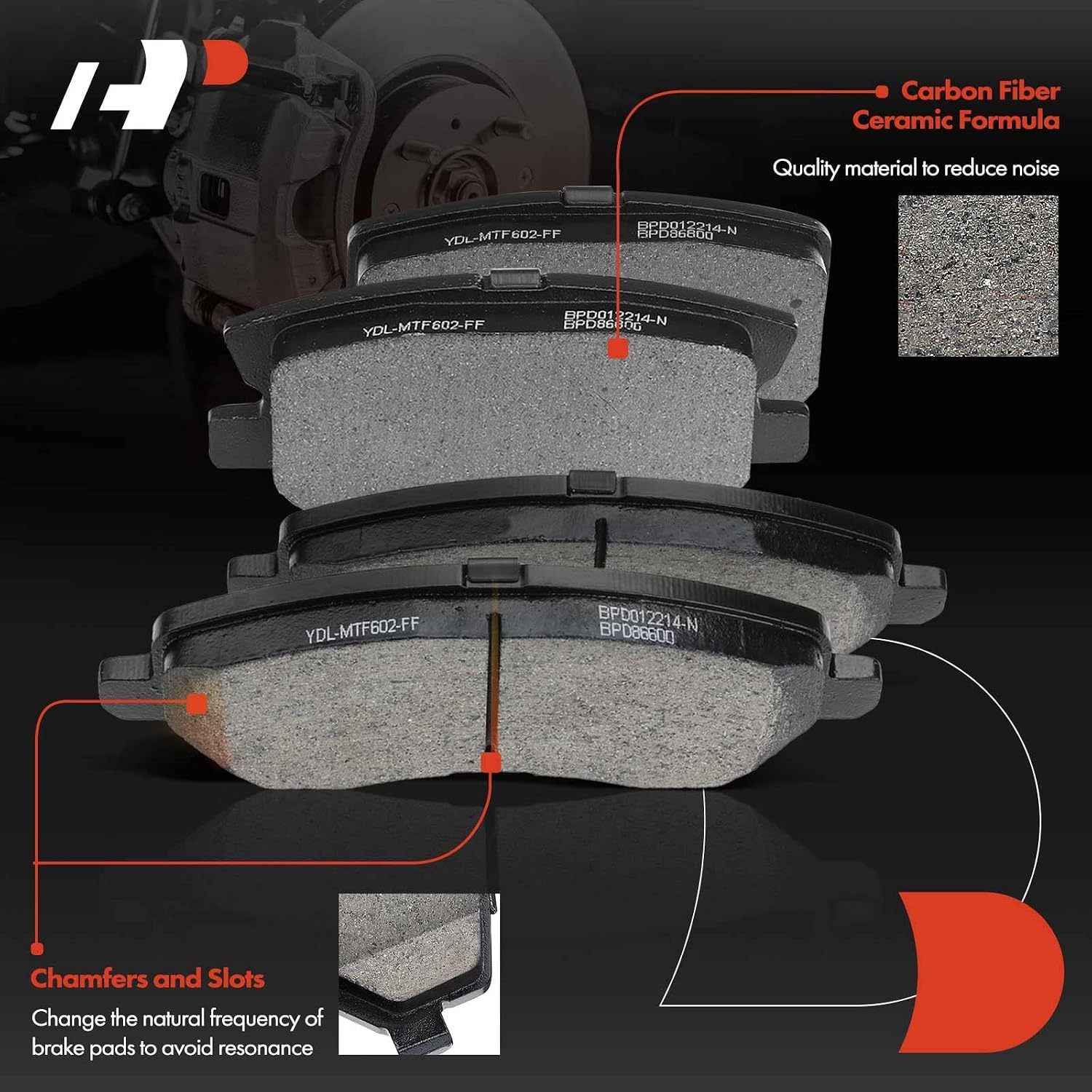 A-Premium Front and Rear Brake Rotors + Ceramic Pads Kit Compatible with Select Chrysler, Dodge, Jeep and Mitsubishi Models-200, Sebring, Compass, Lancer, Avenger, Patriot, Outlander, Outlander Sport