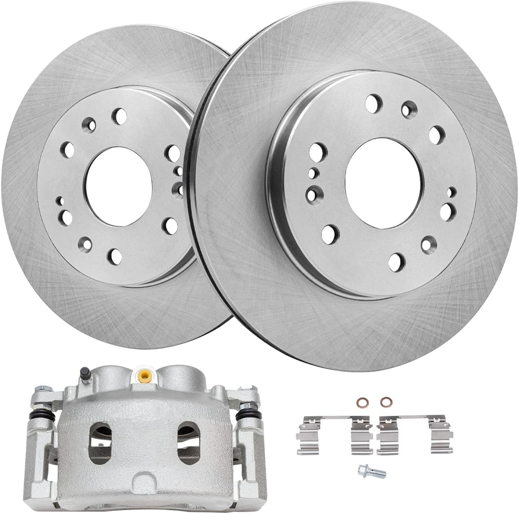 Detroit Axle - Front Brake Kit for Chevy GMC Silverado Suburban Express Sierra Savana Yukon XL 1500 Tahoe Avalanche Yukon, Cadillac Escalade ESV EXT XTS, Brake Rotors Left Brake Caliper: 12.99' inch