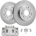 Detroit Axle - Front Brake Kit for Chevy GMC Silverado Suburban Express Sierra Savana Yukon XL 1500 Tahoe Avalanche Yukon, Cadillac Escalade ESV EXT XTS, Brake Rotors Left Brake Caliper: 12.99' inch