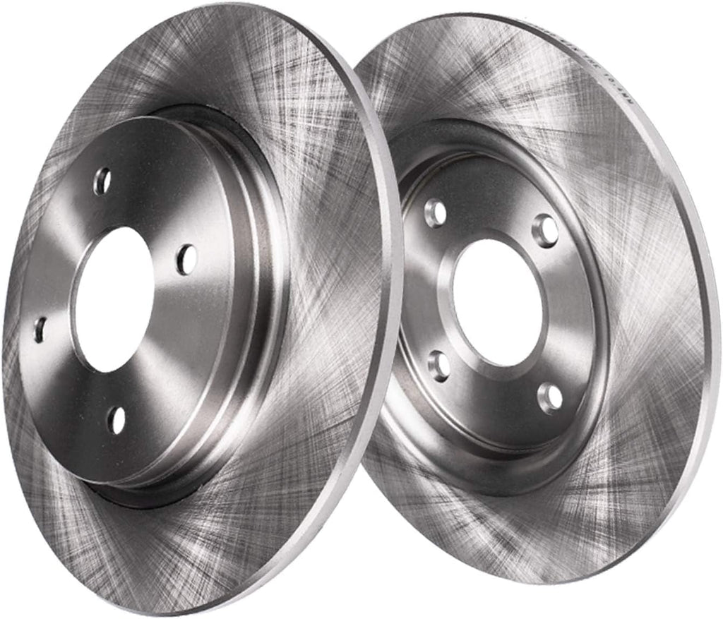 Detroit Axle - Brake Kit for Fiat 124 Spider Mazda MX-5 Miata Disc Brake Rotors Ceramic Brakes Pads 2017 2018 2019 Replacement : 11.02' inch Front and Rear Rotors