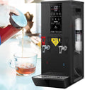 Commercial Instant Water Dispenser, 3000 w Desktop Electric Hot Water Boiler, 60°C to 100°C Adjustable, Automatic Hot Water Pot Digital Control Panel/Auto Temperature Control Black